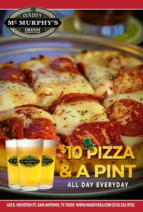 $10 Pizza & a Pint